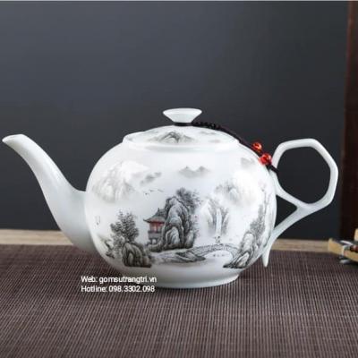 BỘ ẤM CHÉN HOA DÂY